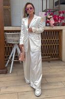 Satin blazer and pant