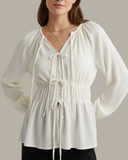Vanilla multi tie top