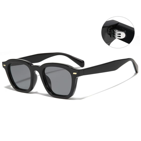 Lana - Black rectangle sunglasses
