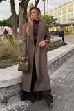 Single breasted luxe coat