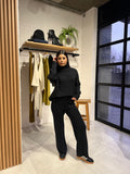 Black knitwear set