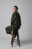 Charcoal shacket co ord