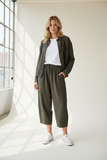 Charcoal shacket co ord