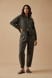 Charcoal shacket co ord