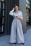 Grey culottes pant
