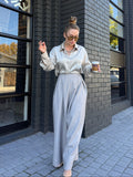 Grey culottes pant