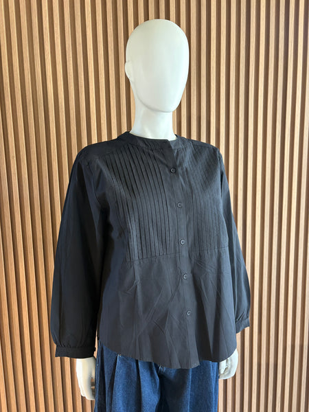 Black pintuck tunic