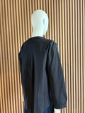 Black pintuck tunic