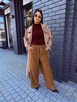 Tan wide leg pant