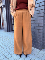 Tan wide leg pant