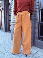 Tan wide leg pant
