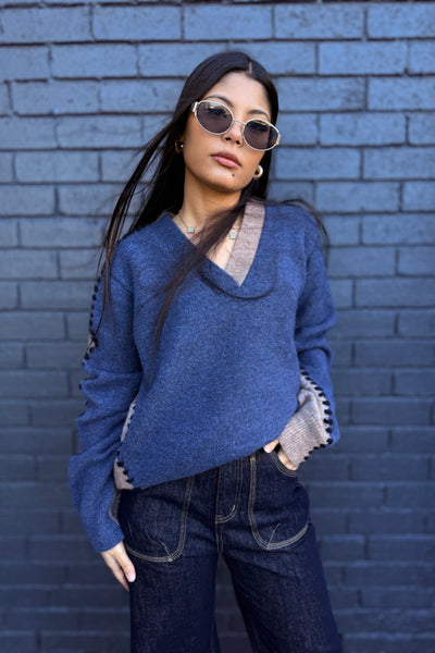 Patchwork jumper