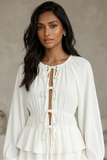 Vanilla multi tie top