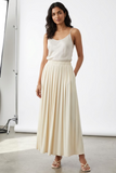 Ivory elasticated skirt