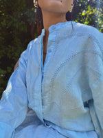 Baby blue linen co-ord