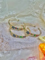 HALO - gold hand of hamsa cuff