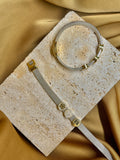 HALO - dual metal magnetic snap mom charm bracelet (priced per item)