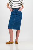 Courtney stretch denim skirt