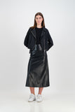 Holly vegan leather skirt