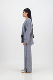 Alisa knitted set - slate