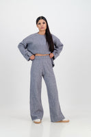 Alisa knitted set - slate