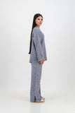 Alisa knitted set - slate