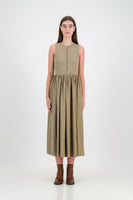 Becca vest dress - olive
