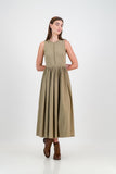 Becca vest dress - olive
