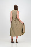 Becca vest dress - olive