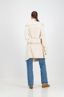 Crystal oversized cardigan - cream