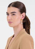 Freshwater Pearl - Gold Plated Drop Baroque Earring