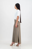 Gabriella satin skirt - grey