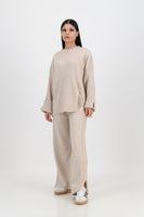 Alisa knitted set - stone