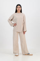 Alisa knitted set - stone