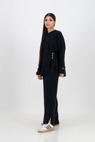 Alisa knitted set - black