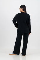 Alisa knitted set - black