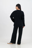 Alisa knitted set - black
