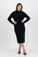 Alicia knitted dress - black