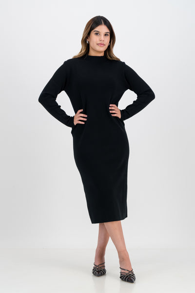 Alicia knitted dress - black