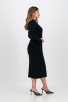 Alicia knitted dress - black
