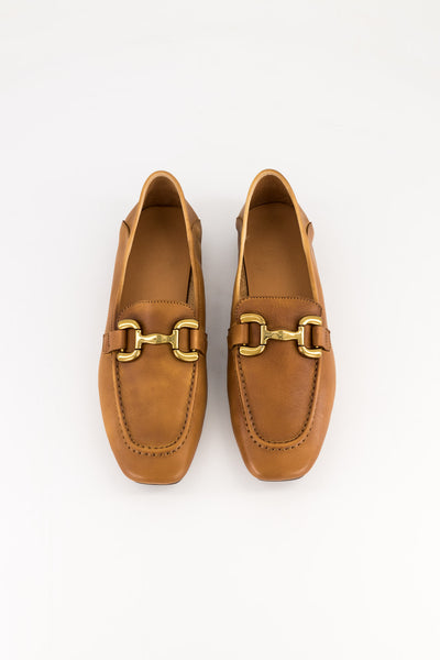 Horsebit loafer - tan