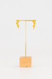 Freshwater Pearl - Gold Plated Drop Baroque Earring