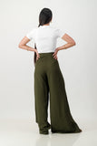 Pleated puddle pant
