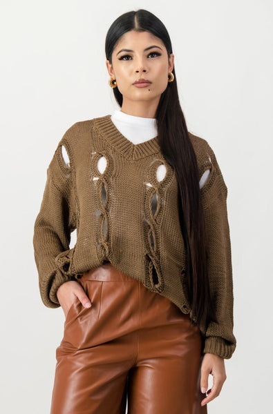 Chocolate grunge jumper