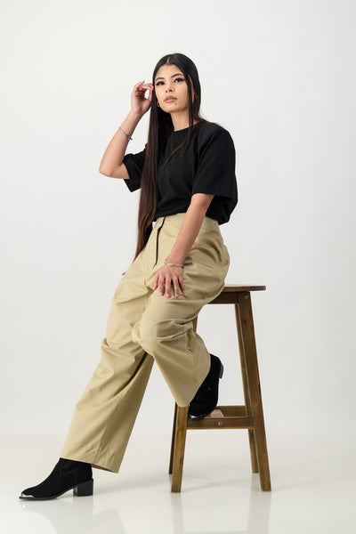 Balloon fit chino - stone