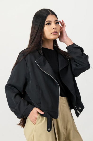 Laila Cropped Biker