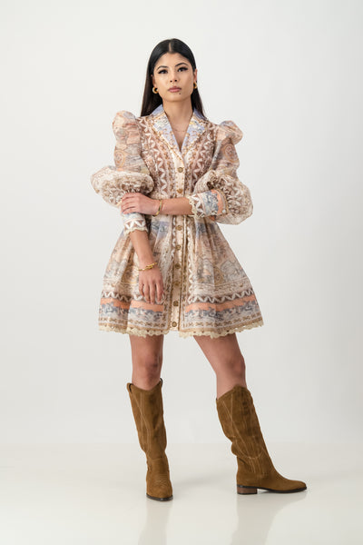 Harper belted dress