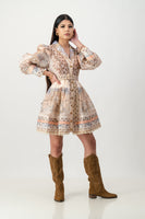 Harper belted dress