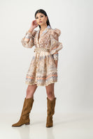 Harper belted dress