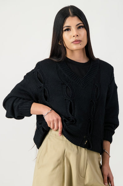 Liquorice grunge jumper